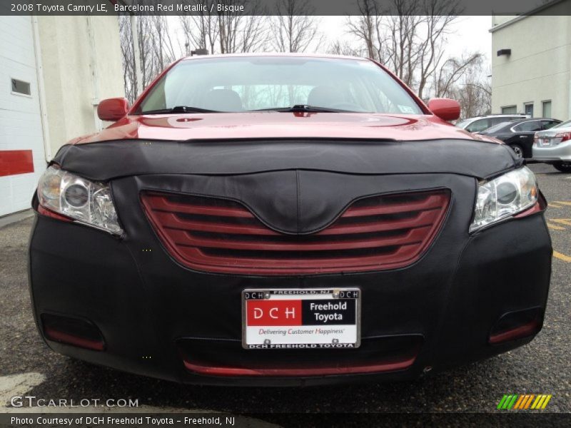 Barcelona Red Metallic / Bisque 2008 Toyota Camry LE