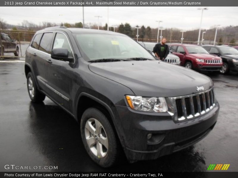 Maximum Steel Metallic / Dark Graystone/Medium Graystone 2013 Jeep Grand Cherokee Laredo X Package 4x4