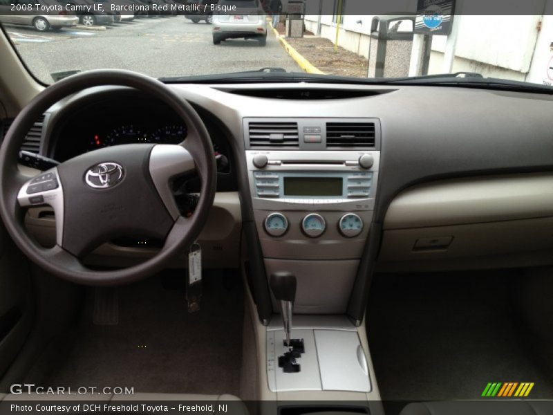 Barcelona Red Metallic / Bisque 2008 Toyota Camry LE