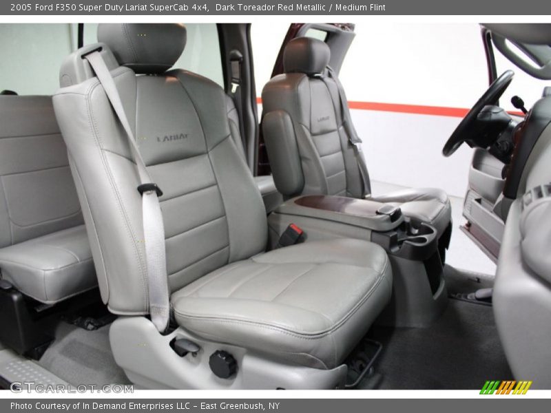  2005 F350 Super Duty Lariat SuperCab 4x4 Medium Flint Interior