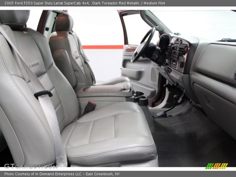 Dark Toreador Red Metallic / Medium Flint 2005 Ford F350 Super Duty Lariat SuperCab 4x4