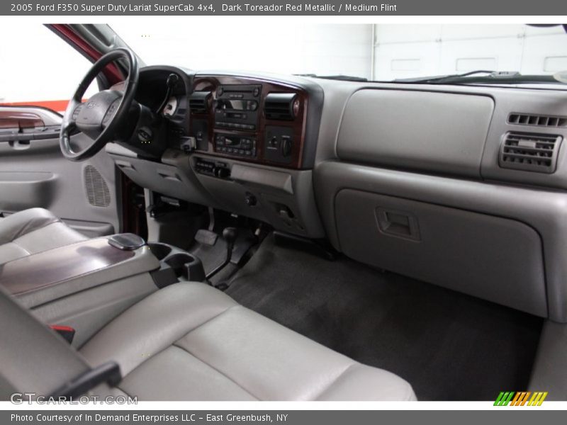 Dark Toreador Red Metallic / Medium Flint 2005 Ford F350 Super Duty Lariat SuperCab 4x4