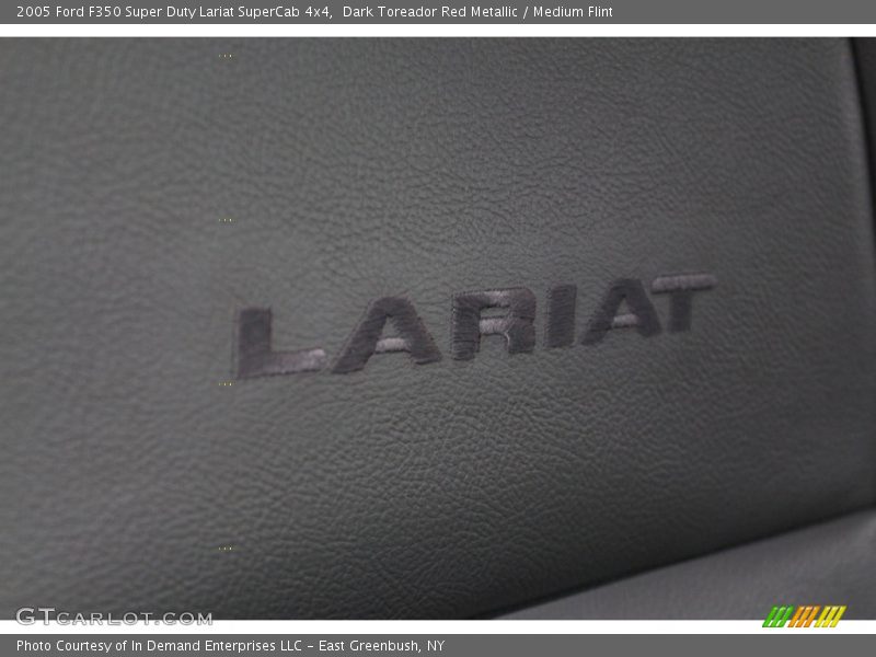 Dark Toreador Red Metallic / Medium Flint 2005 Ford F350 Super Duty Lariat SuperCab 4x4