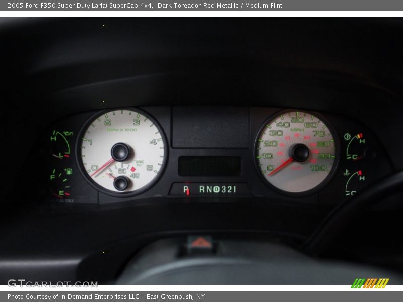 Dark Toreador Red Metallic / Medium Flint 2005 Ford F350 Super Duty Lariat SuperCab 4x4