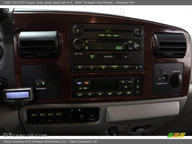 Dark Toreador Red Metallic / Medium Flint 2005 Ford F350 Super Duty Lariat SuperCab 4x4