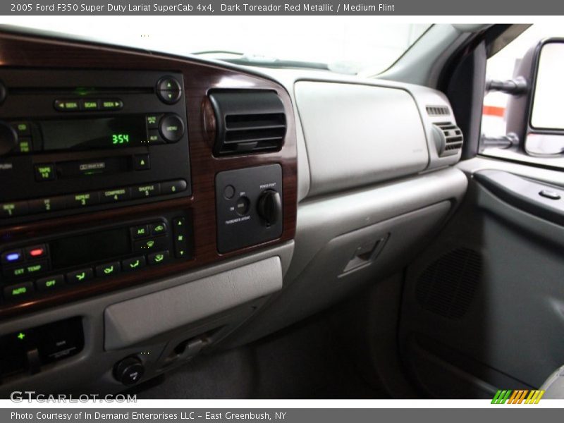 Dark Toreador Red Metallic / Medium Flint 2005 Ford F350 Super Duty Lariat SuperCab 4x4