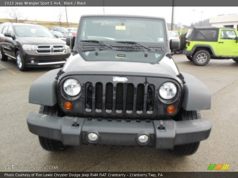 Black / Black 2013 Jeep Wrangler Sport S 4x4