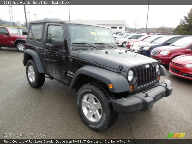 Black / Black 2013 Jeep Wrangler Sport S 4x4