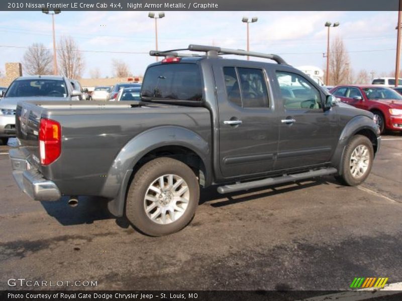 Night Armor Metallic / Graphite 2010 Nissan Frontier LE Crew Cab 4x4