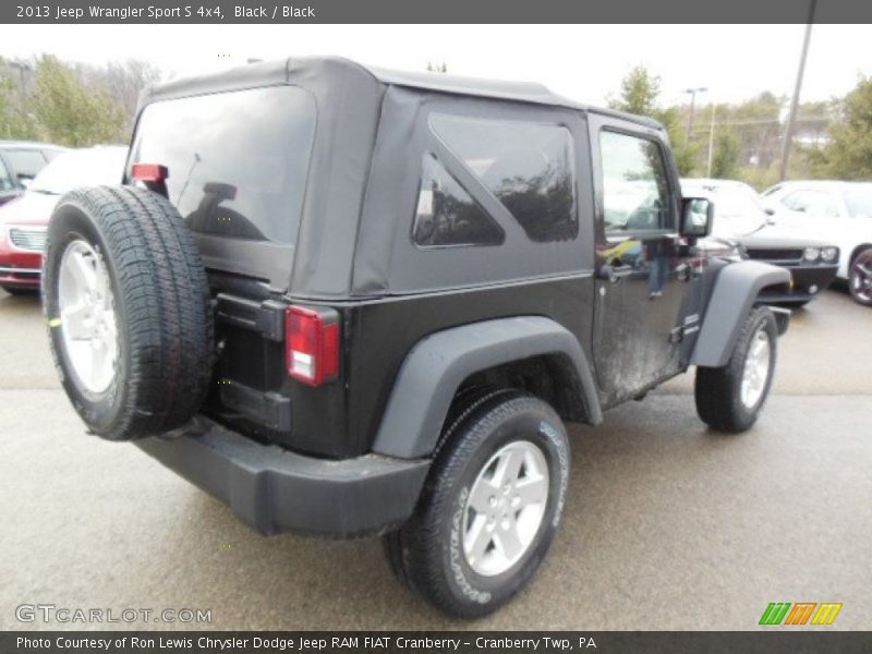 Black / Black 2013 Jeep Wrangler Sport S 4x4