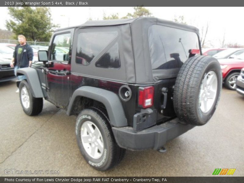 Black / Black 2013 Jeep Wrangler Sport S 4x4