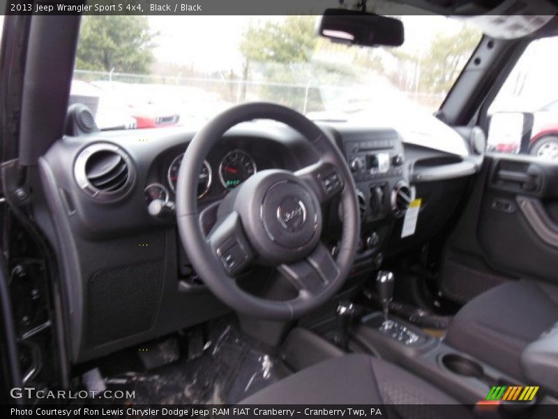 Black / Black 2013 Jeep Wrangler Sport S 4x4