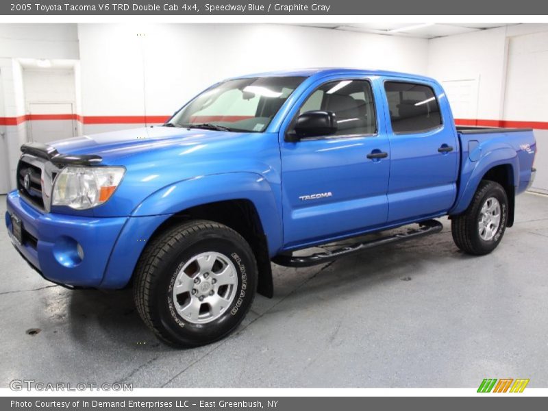Speedway Blue / Graphite Gray 2005 Toyota Tacoma V6 TRD Double Cab 4x4