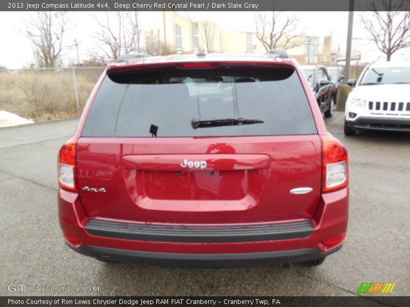 Deep Cherry Red Crystal Pearl / Dark Slate Gray 2013 Jeep Compass Latitude 4x4