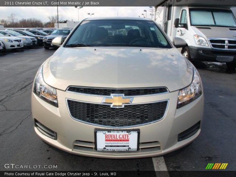 Gold Mist Metallic / Jet Black 2011 Chevrolet Cruze LT