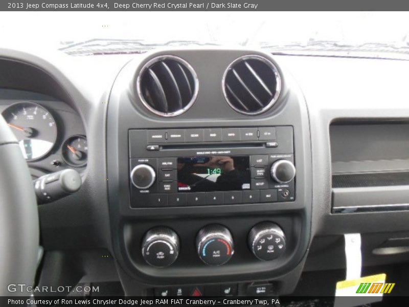 Deep Cherry Red Crystal Pearl / Dark Slate Gray 2013 Jeep Compass Latitude 4x4