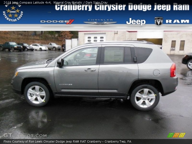 Mineral Gray Metallic / Dark Slate Gray 2013 Jeep Compass Latitude 4x4