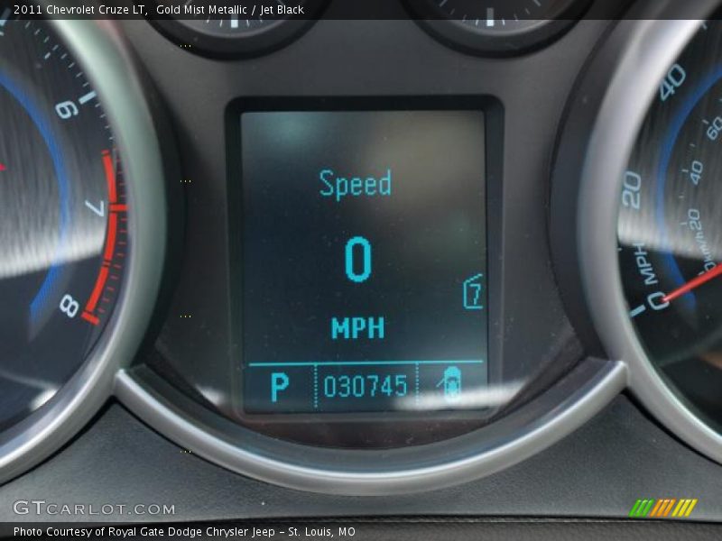 Gold Mist Metallic / Jet Black 2011 Chevrolet Cruze LT