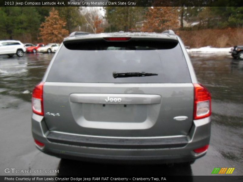 Mineral Gray Metallic / Dark Slate Gray 2013 Jeep Compass Latitude 4x4