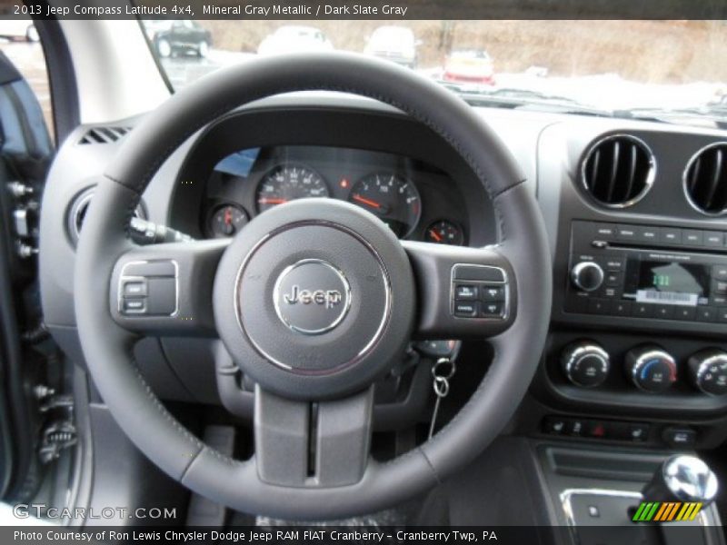 Mineral Gray Metallic / Dark Slate Gray 2013 Jeep Compass Latitude 4x4