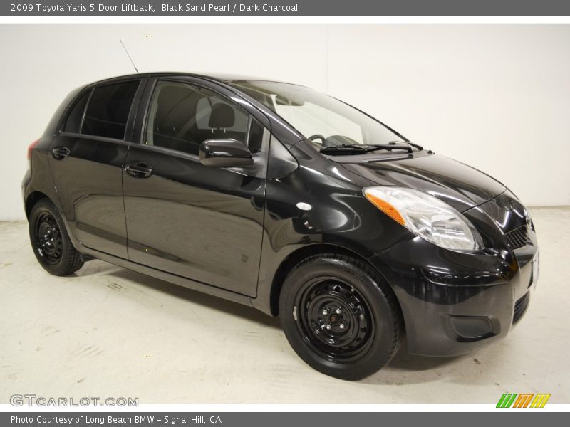 Black Sand Pearl / Dark Charcoal 2009 Toyota Yaris 5 Door Liftback
