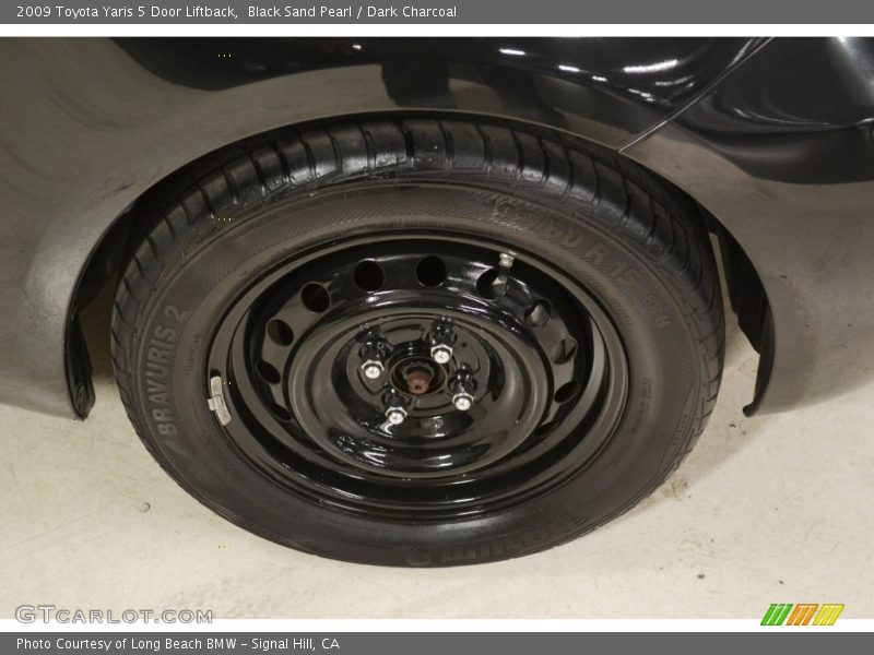 Black Sand Pearl / Dark Charcoal 2009 Toyota Yaris 5 Door Liftback
