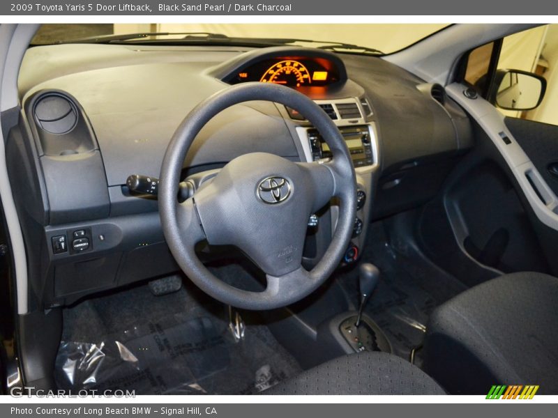 Black Sand Pearl / Dark Charcoal 2009 Toyota Yaris 5 Door Liftback