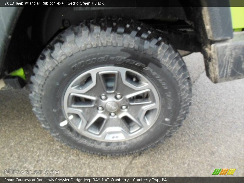 Gecko Green / Black 2013 Jeep Wrangler Rubicon 4x4