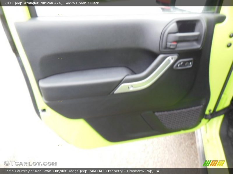 Gecko Green / Black 2013 Jeep Wrangler Rubicon 4x4