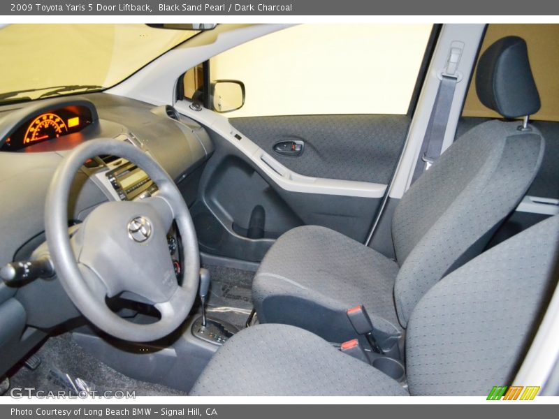 Black Sand Pearl / Dark Charcoal 2009 Toyota Yaris 5 Door Liftback