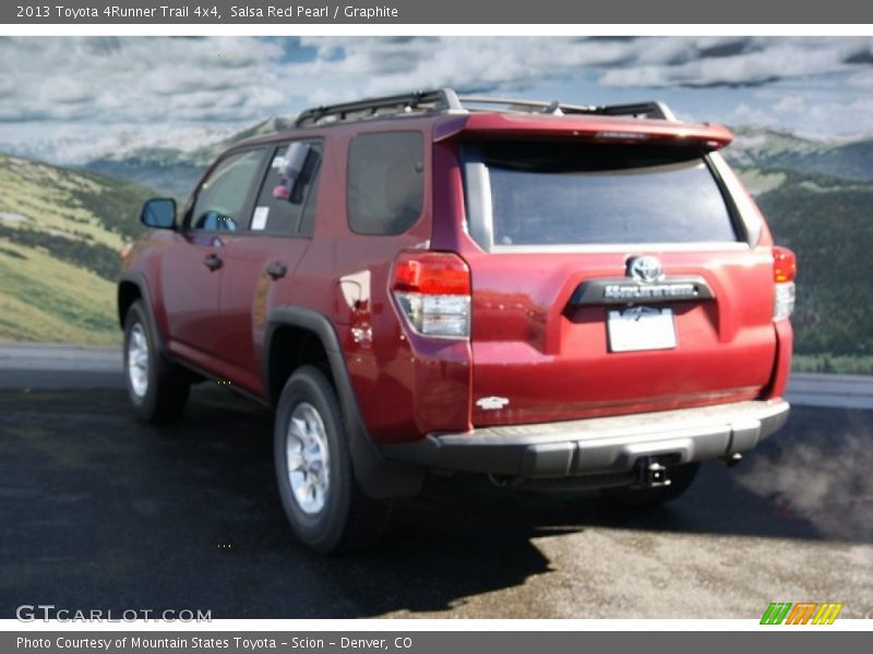 Salsa Red Pearl / Graphite 2013 Toyota 4Runner Trail 4x4