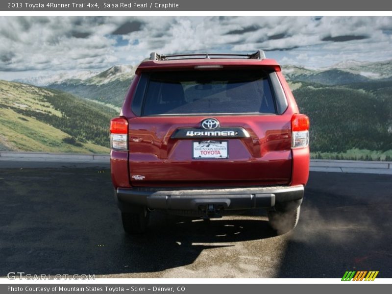 Salsa Red Pearl / Graphite 2013 Toyota 4Runner Trail 4x4