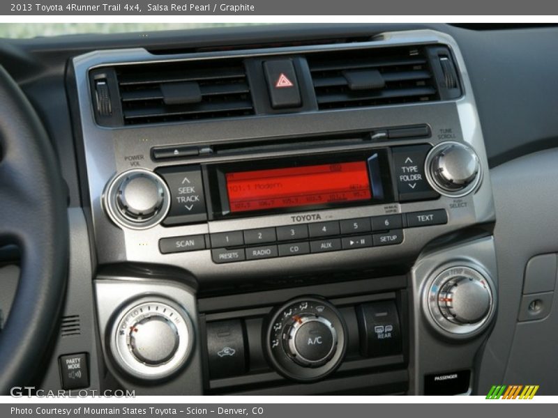 Salsa Red Pearl / Graphite 2013 Toyota 4Runner Trail 4x4