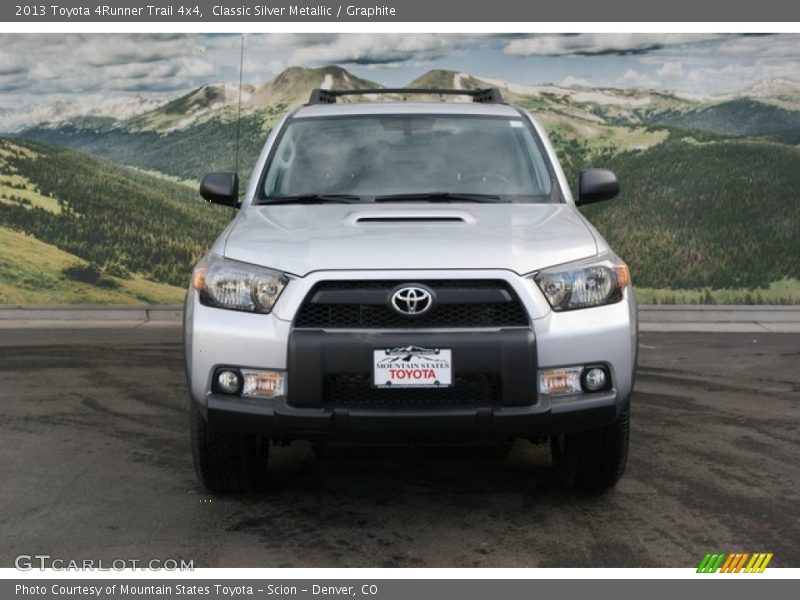Classic Silver Metallic / Graphite 2013 Toyota 4Runner Trail 4x4