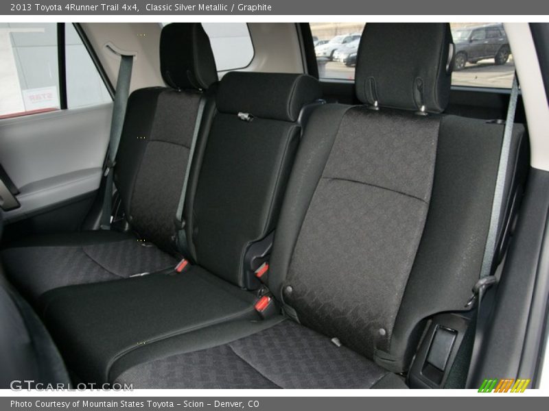 Rear Seat of 2013 4Runner Trail 4x4