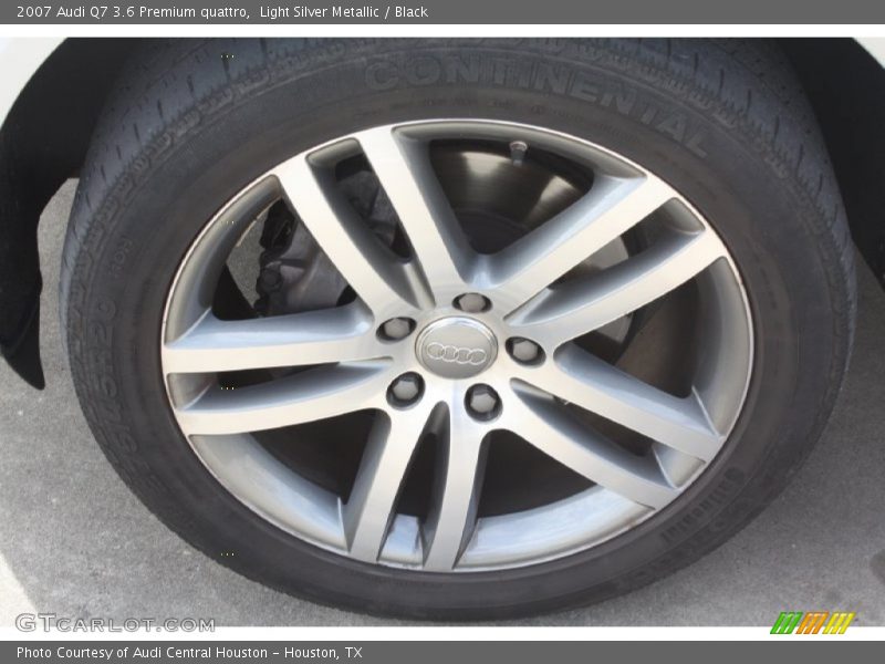 Light Silver Metallic / Black 2007 Audi Q7 3.6 Premium quattro