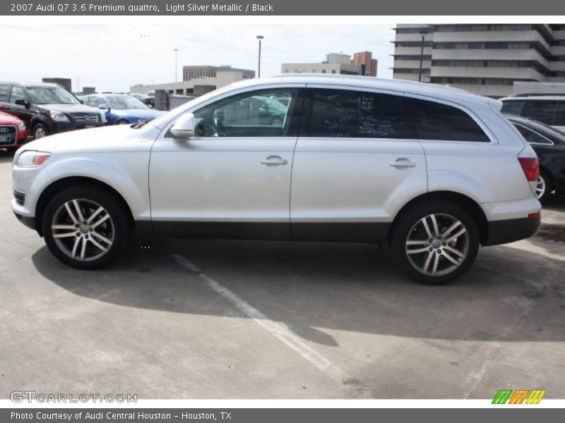 Light Silver Metallic / Black 2007 Audi Q7 3.6 Premium quattro