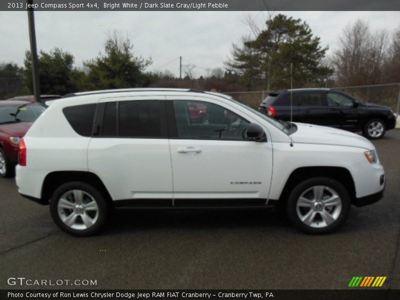 Bright White / Dark Slate Gray/Light Pebble 2013 Jeep Compass Sport 4x4