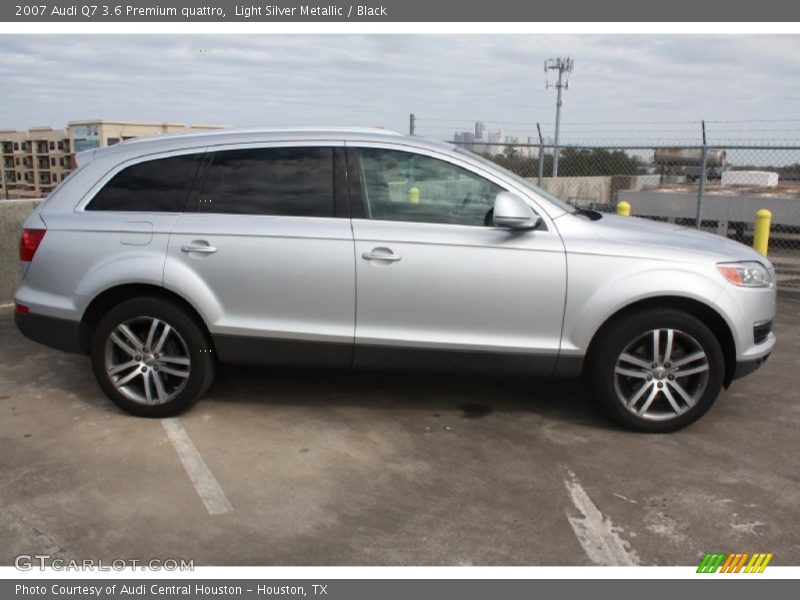 Light Silver Metallic / Black 2007 Audi Q7 3.6 Premium quattro