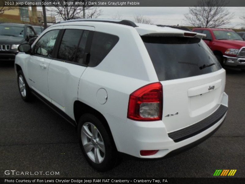 Bright White / Dark Slate Gray/Light Pebble 2013 Jeep Compass Sport 4x4