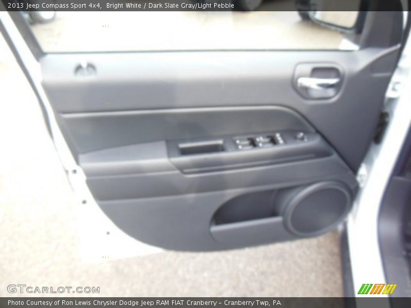 Bright White / Dark Slate Gray/Light Pebble 2013 Jeep Compass Sport 4x4
