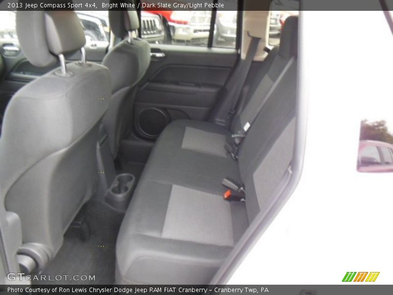 Bright White / Dark Slate Gray/Light Pebble 2013 Jeep Compass Sport 4x4