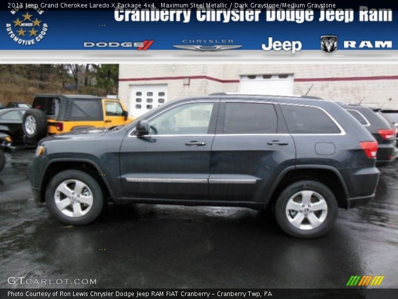 Maximum Steel Metallic / Dark Graystone/Medium Graystone 2013 Jeep Grand Cherokee Laredo X Package 4x4