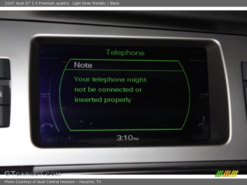 Light Silver Metallic / Black 2007 Audi Q7 3.6 Premium quattro