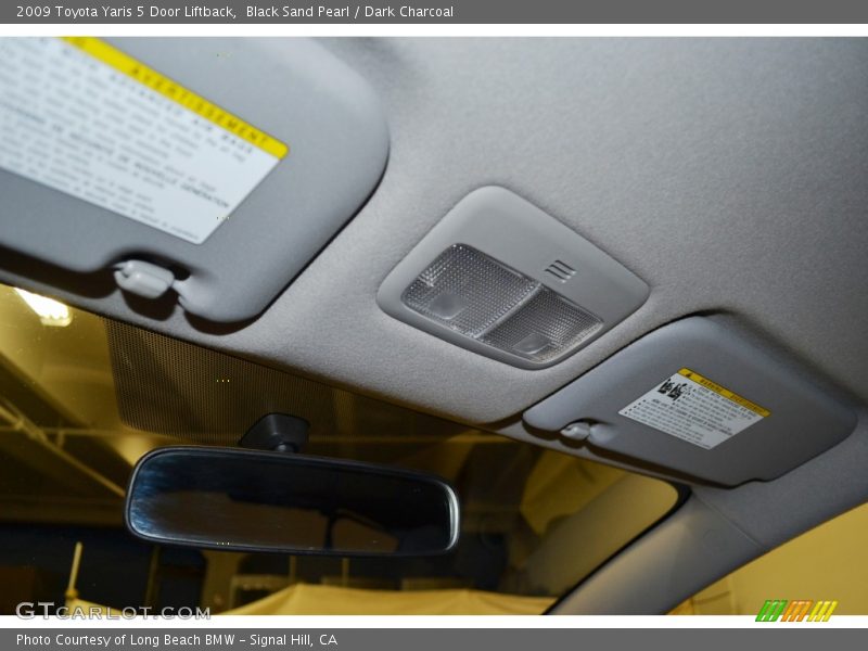 Black Sand Pearl / Dark Charcoal 2009 Toyota Yaris 5 Door Liftback