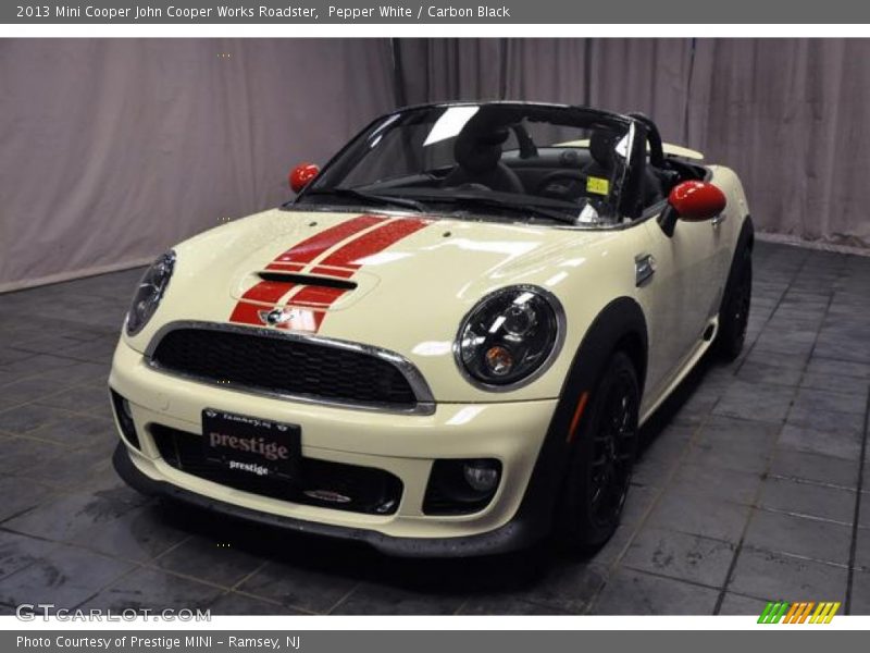 Pepper White / Carbon Black 2013 Mini Cooper John Cooper Works Roadster
