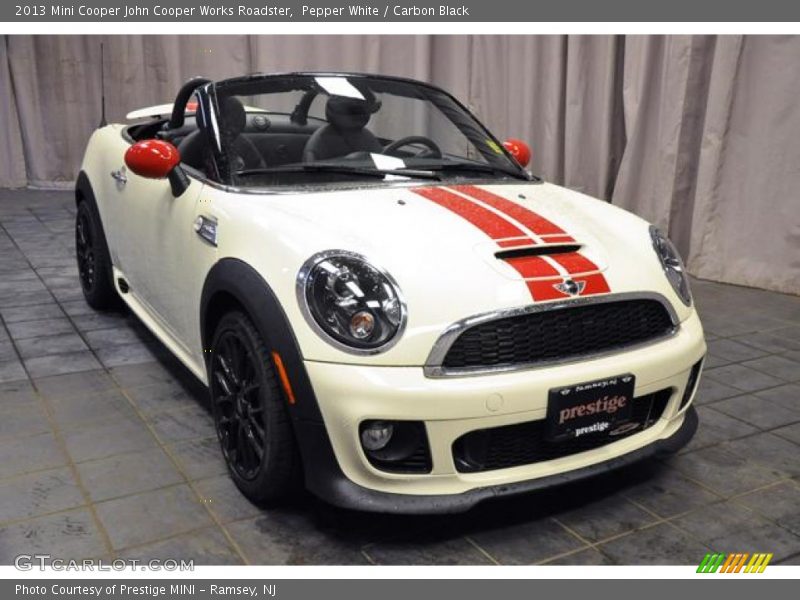 Pepper White / Carbon Black 2013 Mini Cooper John Cooper Works Roadster