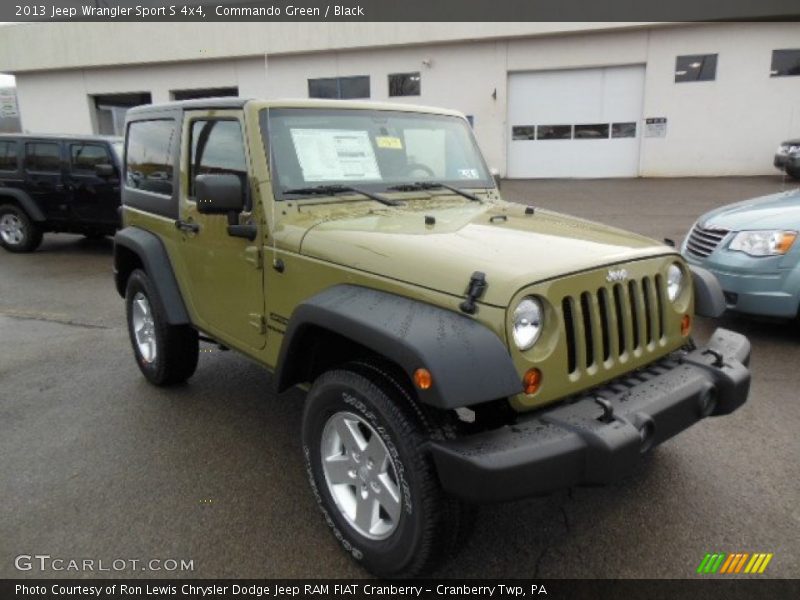Commando Green / Black 2013 Jeep Wrangler Sport S 4x4