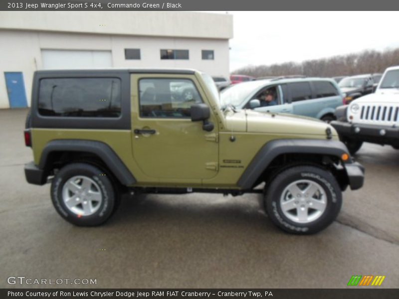 Commando Green / Black 2013 Jeep Wrangler Sport S 4x4