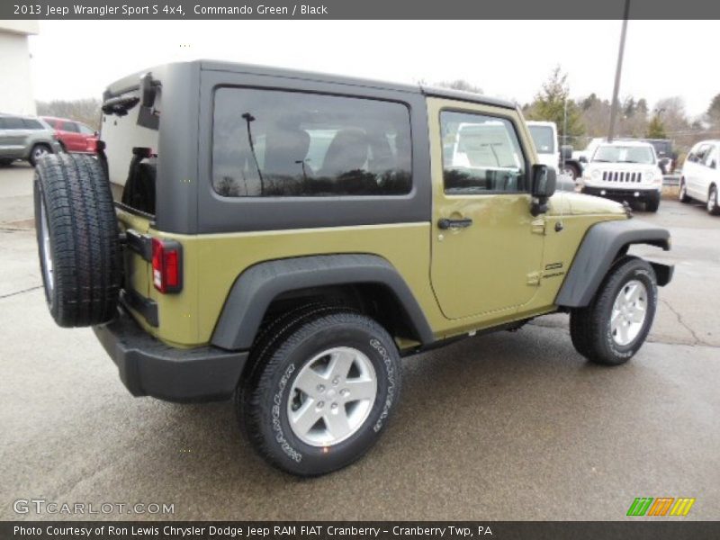 Commando Green / Black 2013 Jeep Wrangler Sport S 4x4